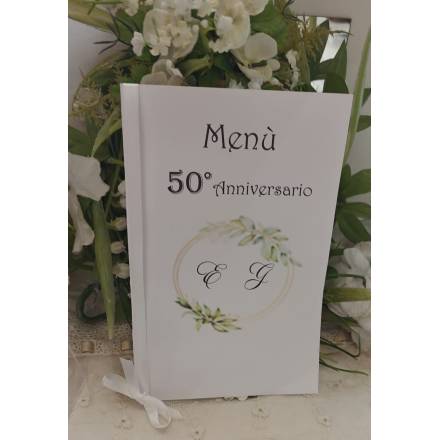MENU' PERSONALIZZATO NOZZE D'ORO