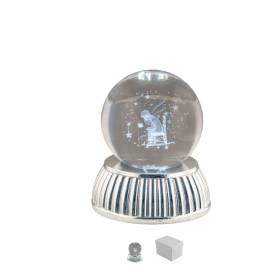 BOMBONIERA SFERA LED PICCOLO PRINCIPE CON CONFETTI