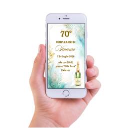 INVITO DIGITALE 70 ANNI UOMO