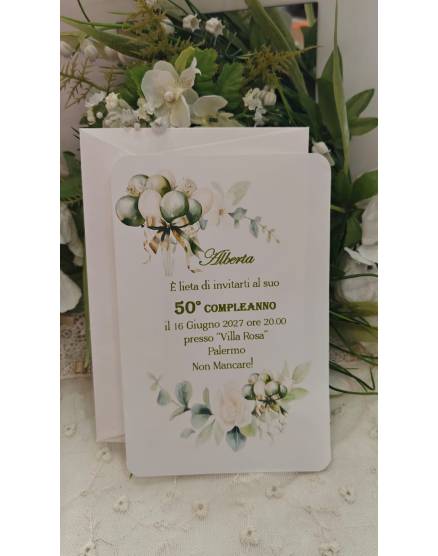 INVITO COMPLEANNO DONNA