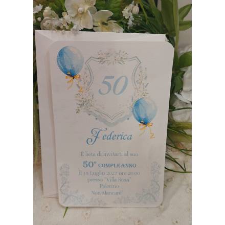INVITO COMPLEANNO DONNA