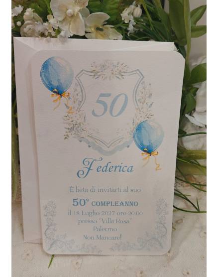 INVITO COMPLEANNO DONNA