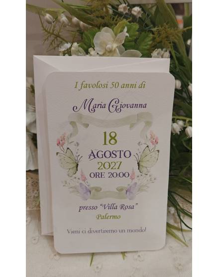INVITO COMPLEANNO DONNA