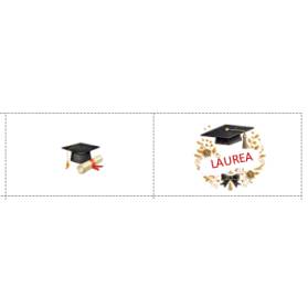 BIGLIETTINO CONFETTI LAUREA TOCCO