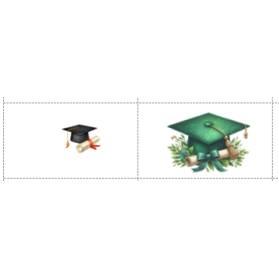 BIGLIETTINO CONFETTI LAUREA CON TOCCO
