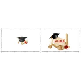 BIGLIETTINO CONFETTI LAUREA CON TOCCO