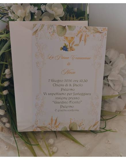 INVITO PRIMA COMUNIONE