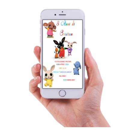 INVITO DIGITALE COMPLEANNO TOPOLINO