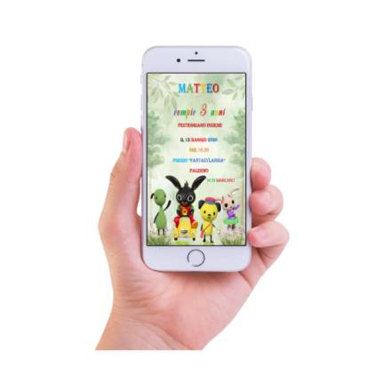 INVITO DIGITALE COMPLEANNO TOPOLINO