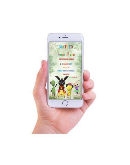 INVITO DIGITALE COMPLEANNO TOPOLINO