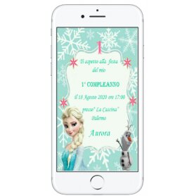 INVITO DIGITALE 1 ANNO FROZEN