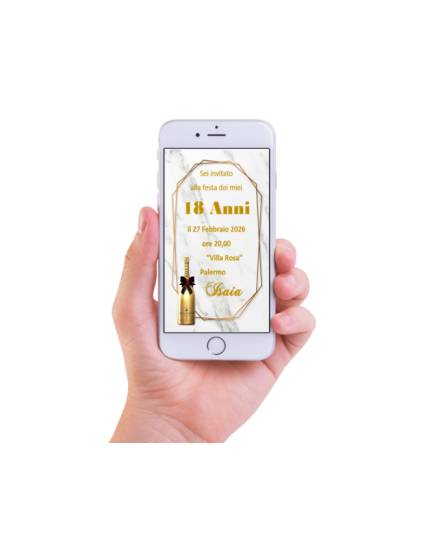 INVITO DIGITALE 18 ANNI