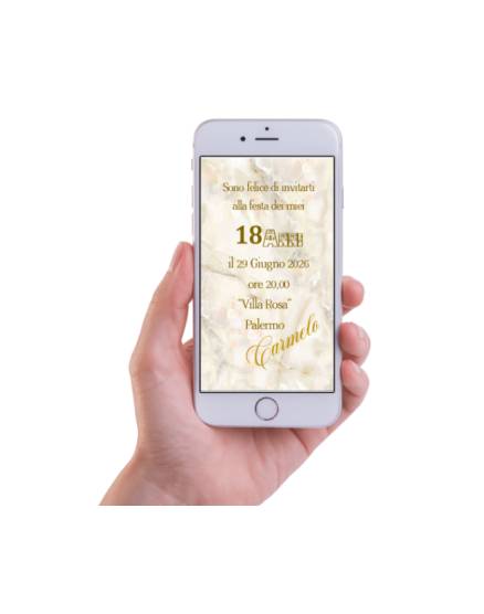 INVITO DIGITALE 18 ANNI