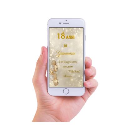 INVITO DIGITALE 18 ANNI