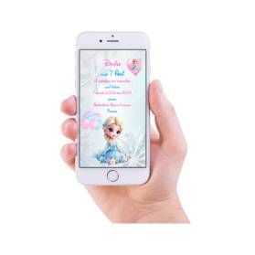 INVITO DIGITALE COMPLEANNO FROZEN