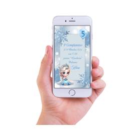 INVITO DIGITALE COMPLEANNO FROZEN