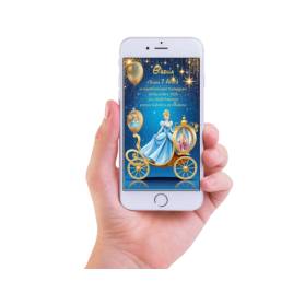 INVITO DIGITALE COMPLEANNO CENERENTOLA