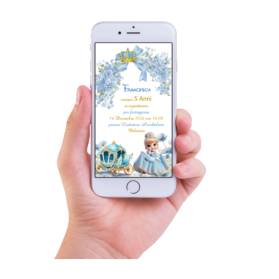 INVITO DIGITALE COMPLEANNO CENERENTOLA
