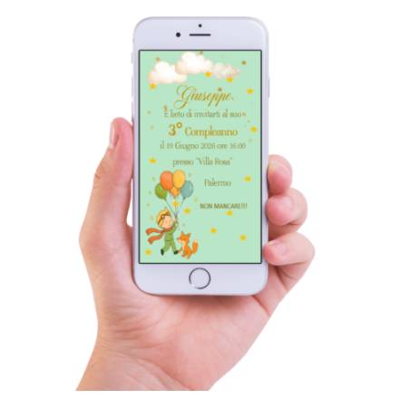 INVITO DIGITALE COMPLEANNO 