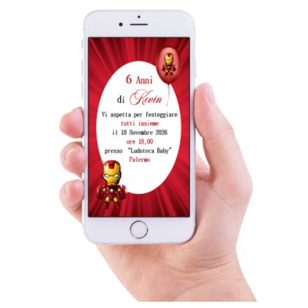 INVITO DIGITALE COMPLEANNO 