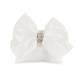BUSTA BIANCA CON FIOCCO E STRASS