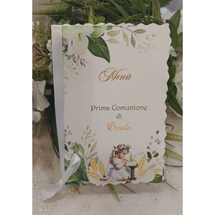 MENU' PRIMA COMUNIONE