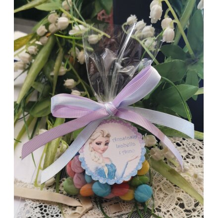 BUSTINA IN PVC 1° COMPLEANNO CON TAG FROZEN