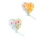 PALLONCINO A CUORE CON TULIPANI A LED CON CONFETTI