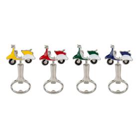 APRIBOTTIGLIA MOTO METALLO E CONFETTI
