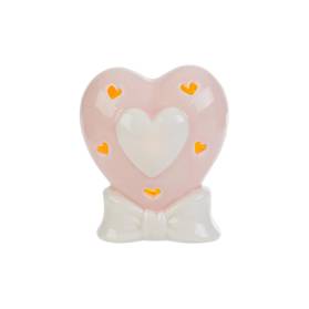 CUORE PORCELLANA LED