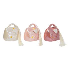 BORSETTA IN PORCELLANA LED CON CONFETTI