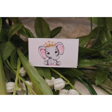 BIGLIETTINO NASCITA UNICORNO ROSA