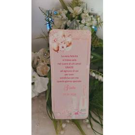 SEGNAPOSTO 30 ANNI DONNA ROSA GOLD