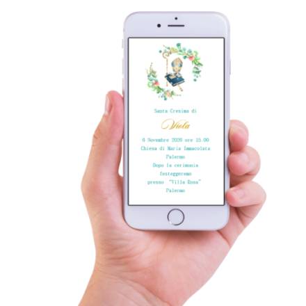 INVITO DIGITALE SANTA CRESIMA IN 12 ORE