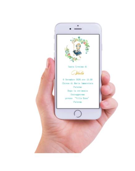 INVITO DIGITALE SANTA CRESIMA IN 12 ORE