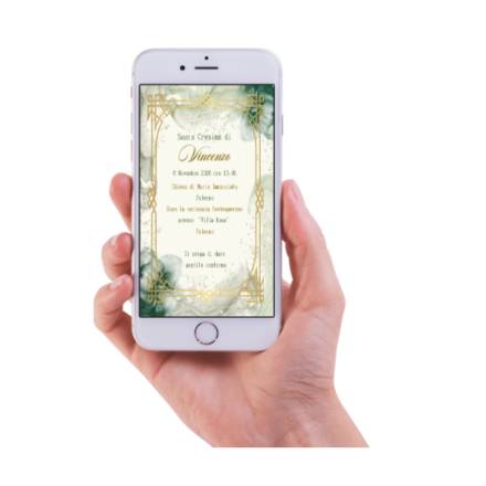 INVITO DIGITALE SANTA CRESIMA IN 12 ORE