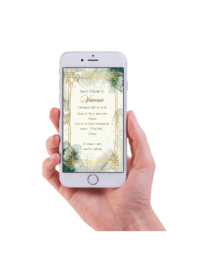 INVITO DIGITALE SANTA CRESIMA IN 12 ORE