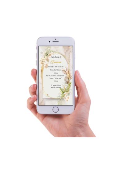 INVITO DIGITALE SANTA CRESIMA IN 12 ORE
