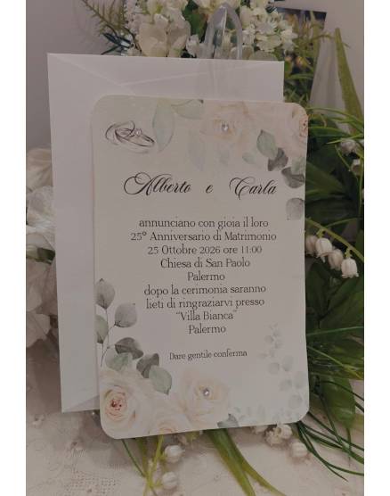 INVITO NOZZE D'argento