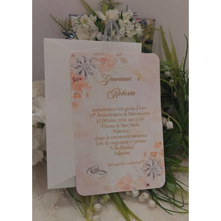 INVITO NOZZE D'argento