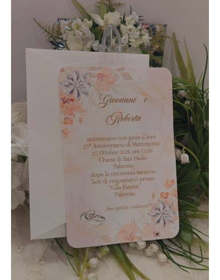 INVITO NOZZE D'argento