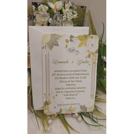 INVITO NOZZE D'argento