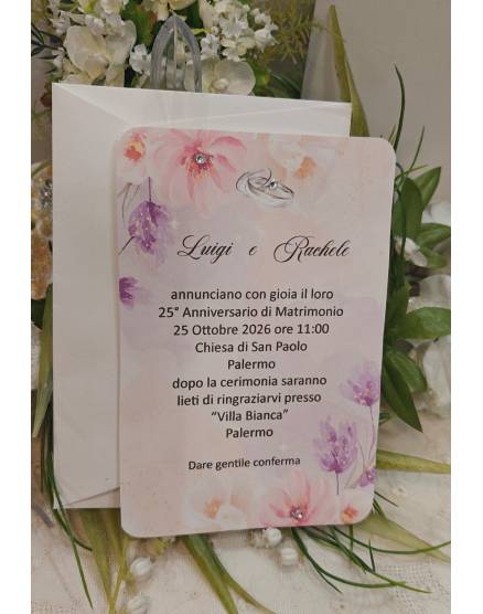 INVITO NOZZE D'argento