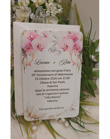 INVITO NOZZE D'argento