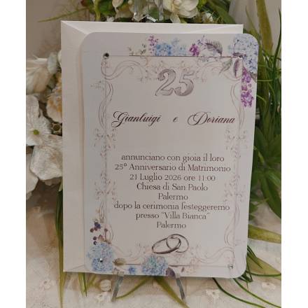 INVITO NOZZE D'argento