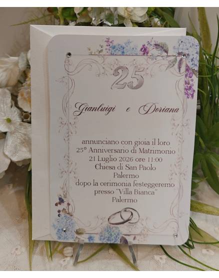 INVITO NOZZE D'argento