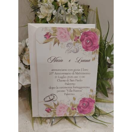 INVITO NOZZE D'argento