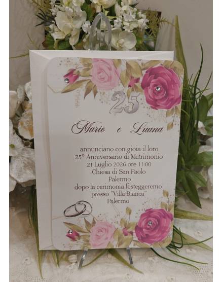 INVITO NOZZE D'argento