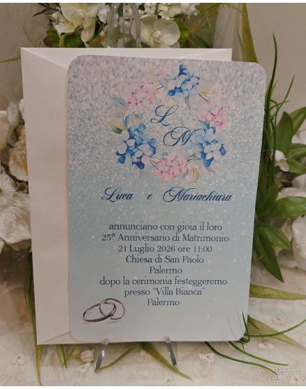 INVITO NOZZE D'argento