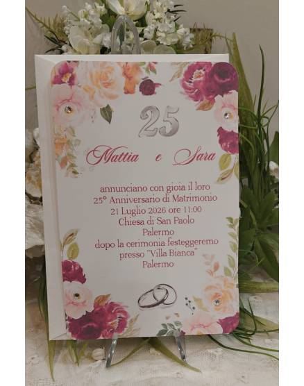 INVITO NOZZE D'argento